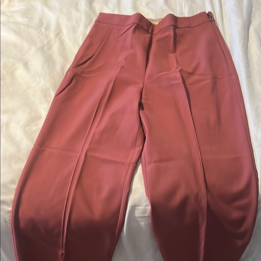 Rebecca Taylor Pink Wide Leg Pants